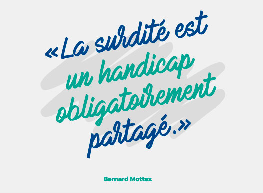 Surdité handicap obligatoirement partagée