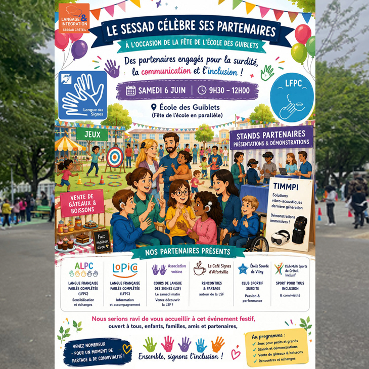 SESSAD Ecole Guiblets à Créteil - 06 juin 2026 - Langage et intégration