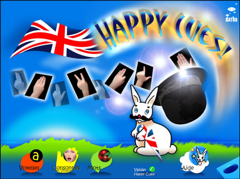 Happy Cues - familiarisation au Cued speech - code anglais