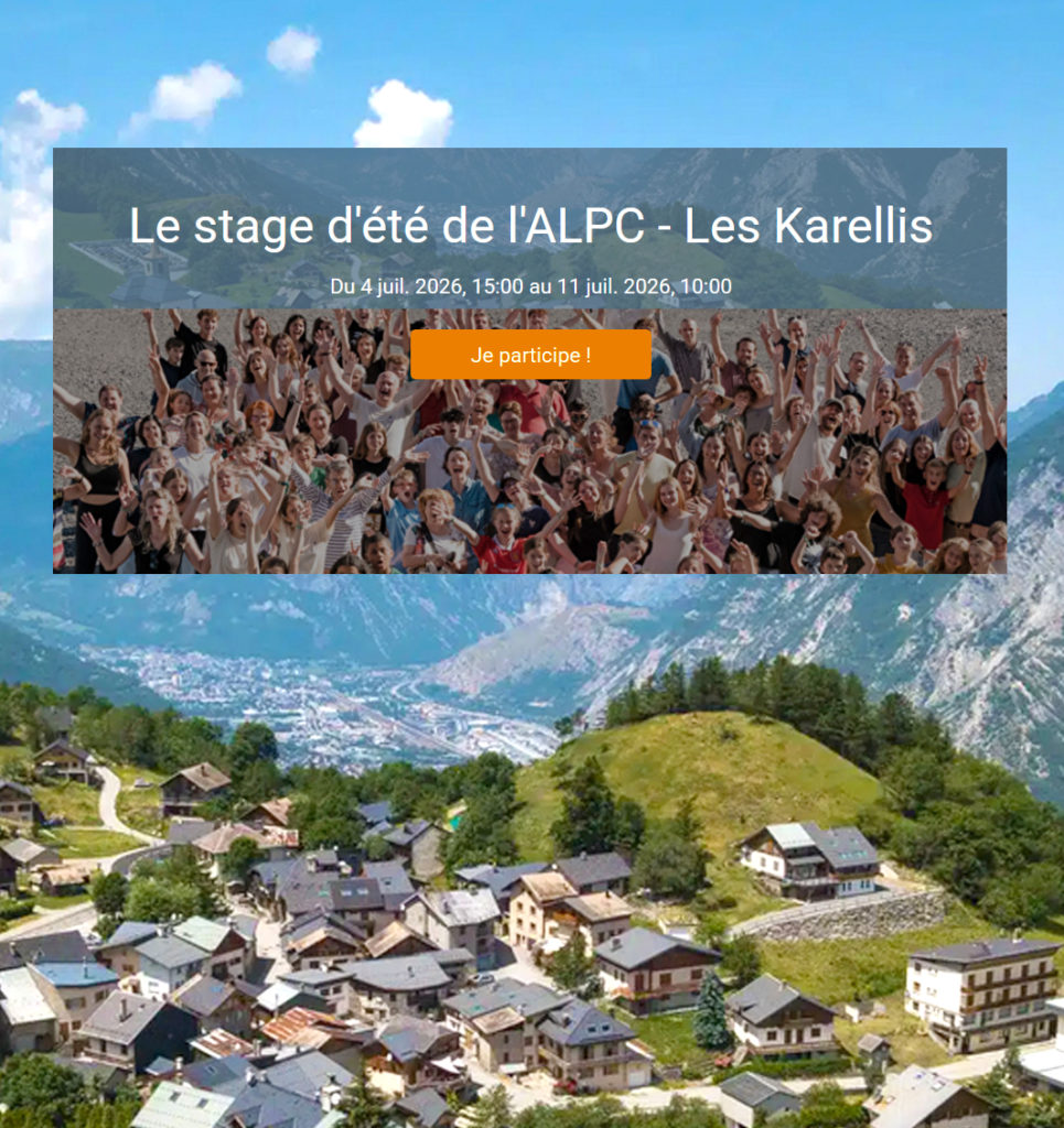 Stage ALPC - été 2026